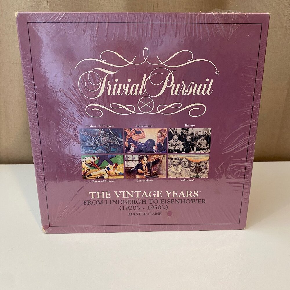 Trivial Pursuit The Vintage‎ Years 1920s-1950s New Sealed Board Game
